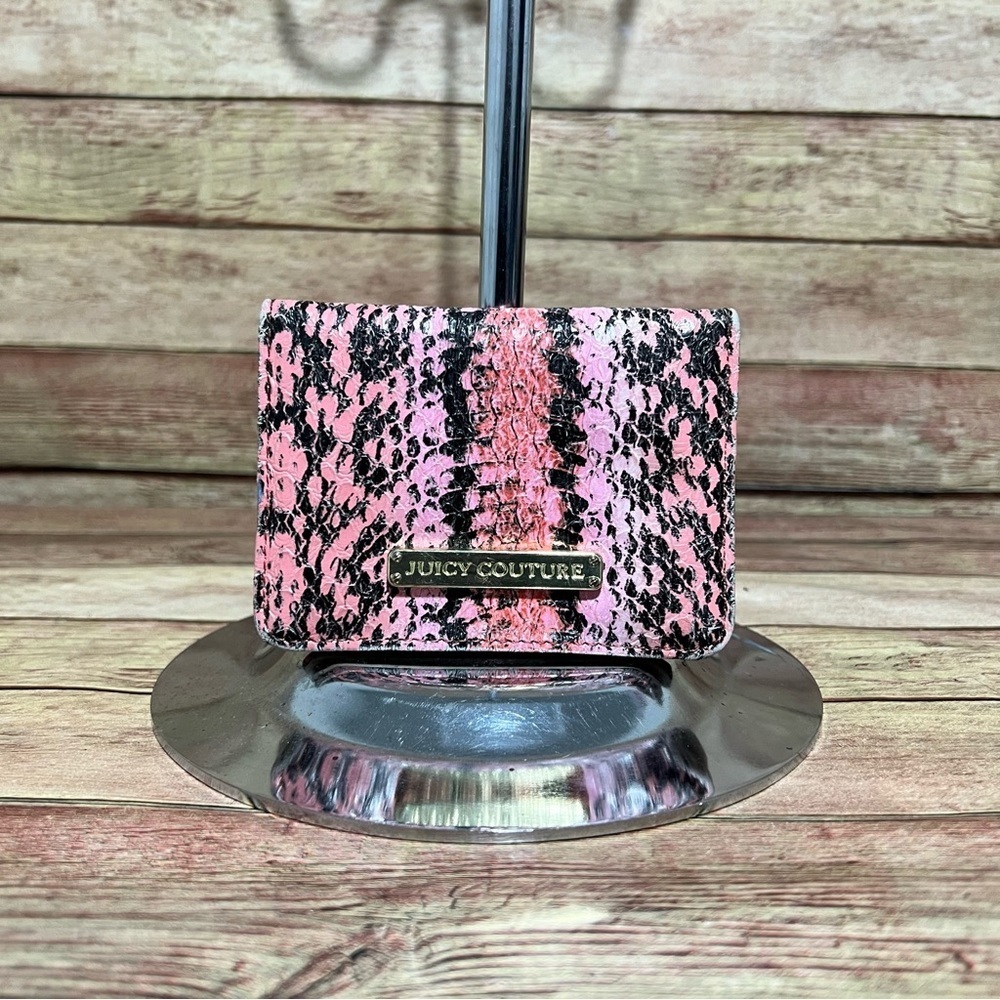 Juicy Couture Pink Snake Skin Wallet